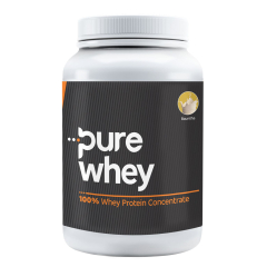 Proteína Pure Whey Concentrado 900g - Sabor Baunilha - Pure Suplementos