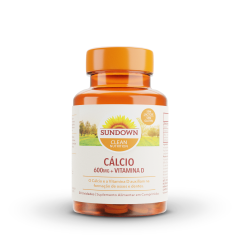 Cálcio 600mg + Vit D com 30 Unidades - Sundown Vitaminas