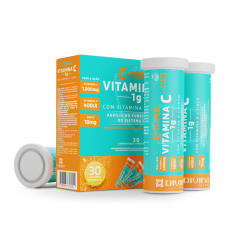 Vitamina C 1g+Vit D+Zinco Efervescente 30 unidades- C-Triple