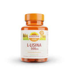 L-Lisina 500mg com 100 Unidades - Sundown Vitaminas