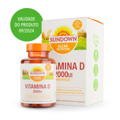 Vitamina D 2.000UI com 200 Unidades - Sundown Vitaminas