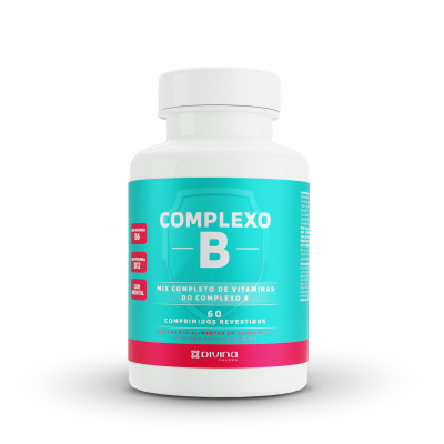 Complexo B com 60 Unidades - Divina Pharma 