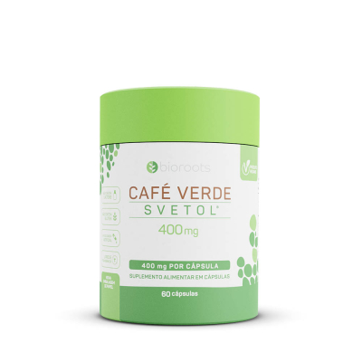 Café Verde Svetol 400mg com 60 Cápsulas - Bioroots