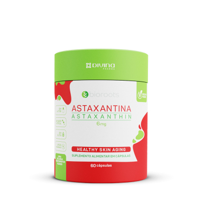 Astaxantina Astaxanthin 6mg com 60 Unidades - Bioroots