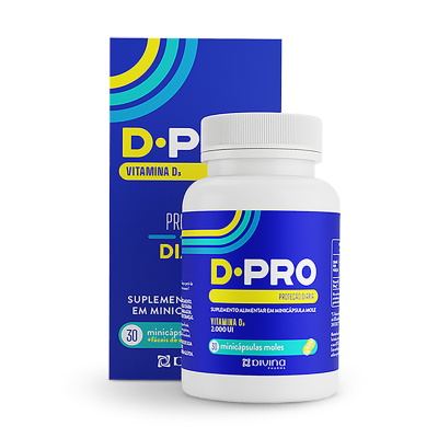 Vitamina D 2.000UI Minicápsulas softgel 30 cápsulas - D.PRO