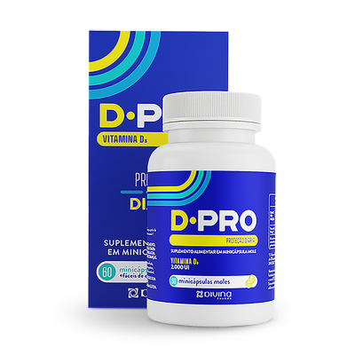 Vitamina D 2.000UI Minicápsulas softgel 60 cápsulas - D.PRO