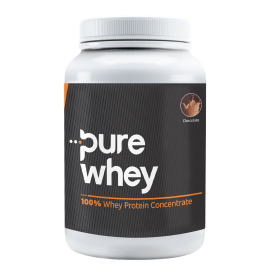 Proteína Pure Whey Concentrado 900g - Sabor Chocolate - Pure Suplementos