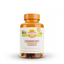 Cranberry Concentrada + Vit D com 150 Unidades - Sundown Vitaminas