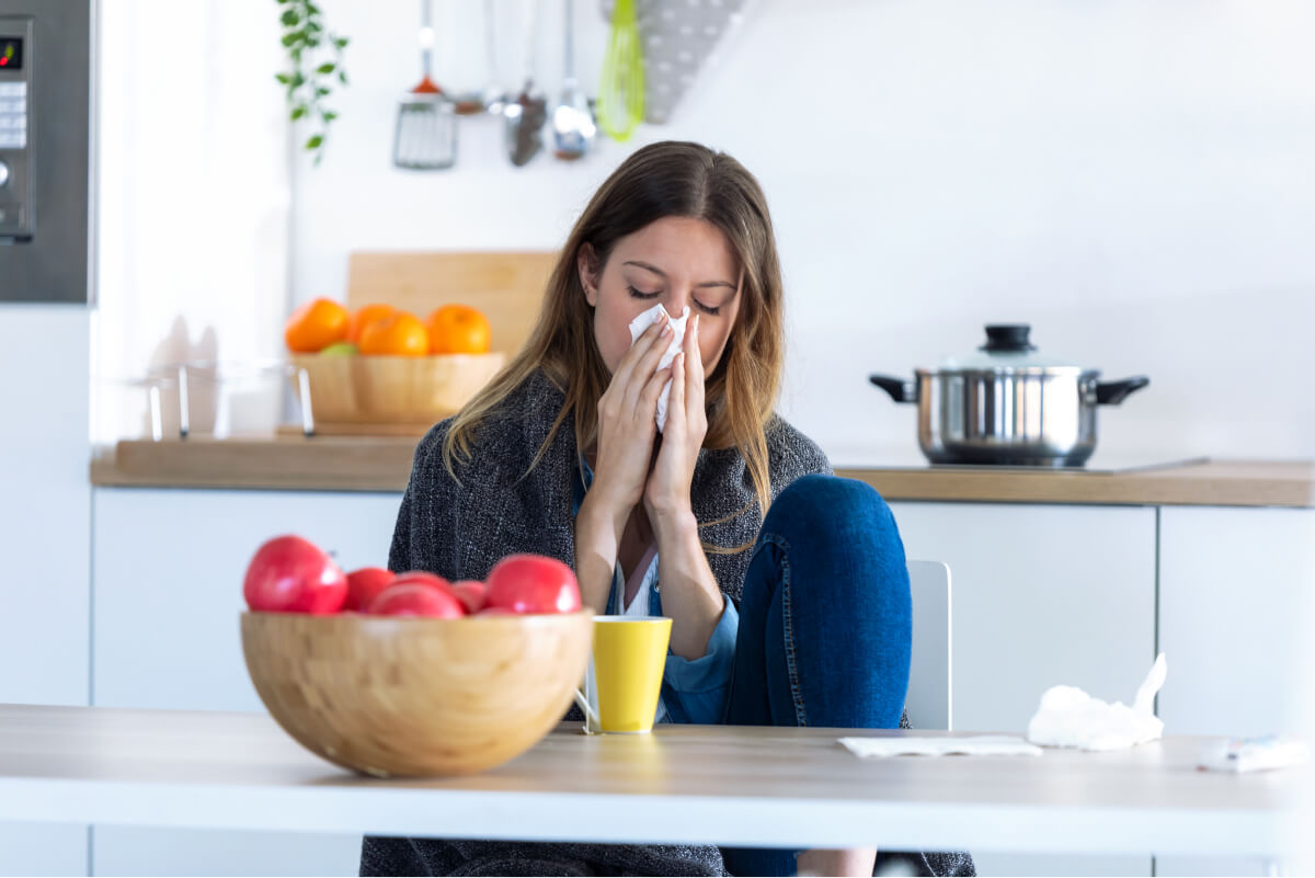 Alívio para os sintomas de alergia 